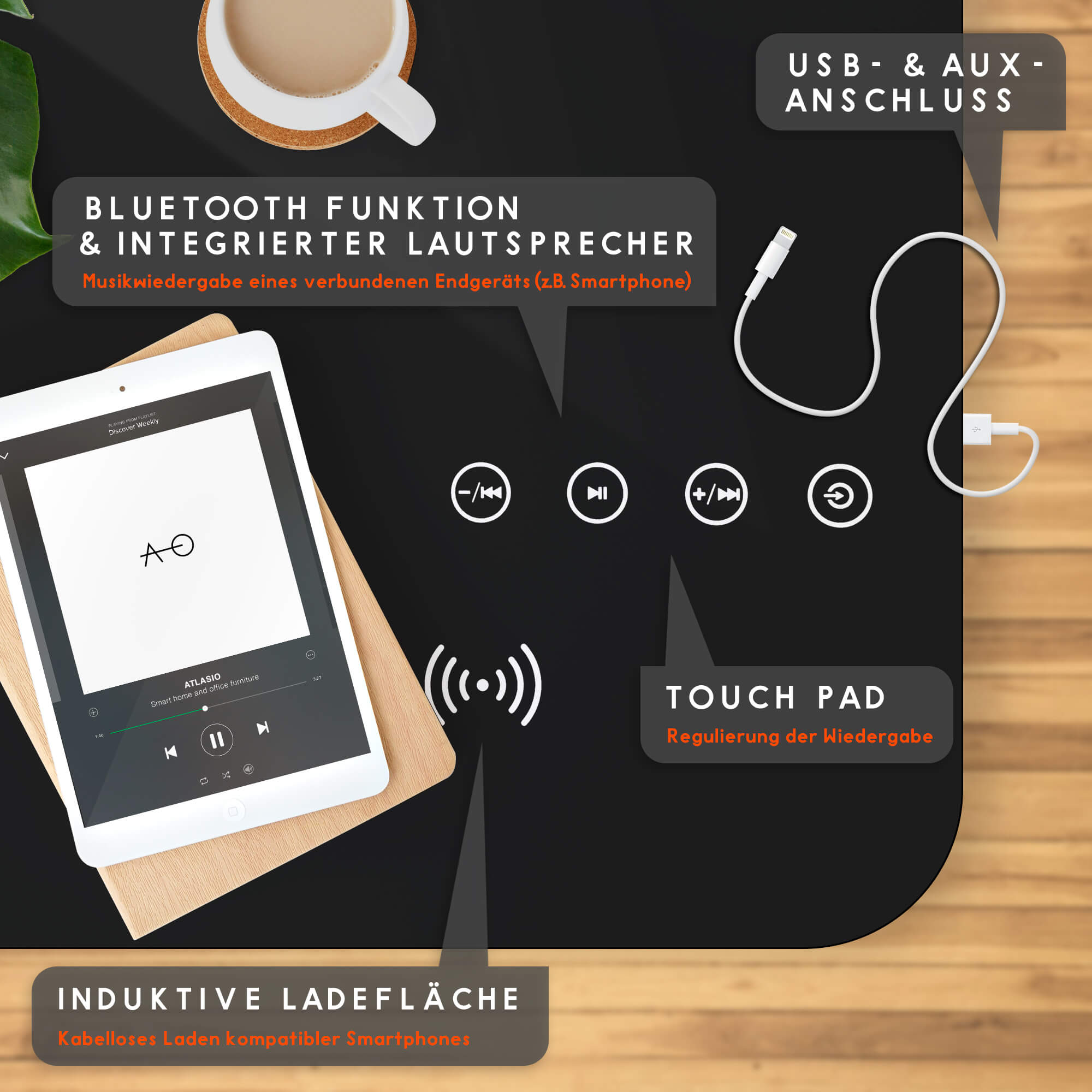 Bluetooth-Smart-Tisch 